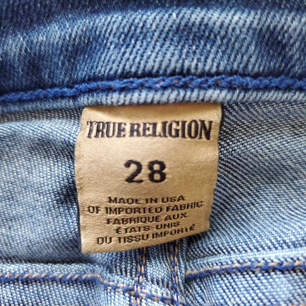 SOLD - True Religion Denim Cut Off Shorts Size 28 - Picture 8 of 11